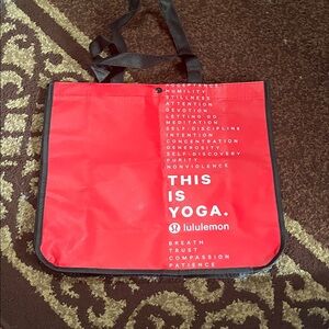 lululemon athletica Red Tote Bag